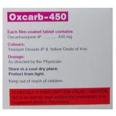 Oxcarb-450 Tablet 10's, Pack of 10 TabletS