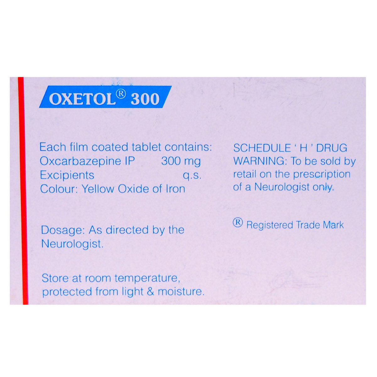 Oxetol 300 Tablet 10's, Pack of 10 TABLETS Oxetol 300 Tablet 10's, Pack of 10 TABLETS