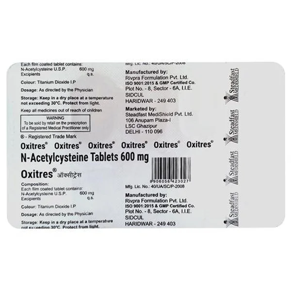 Oxitres Tablet 10's, Pack of 10 TABLETS