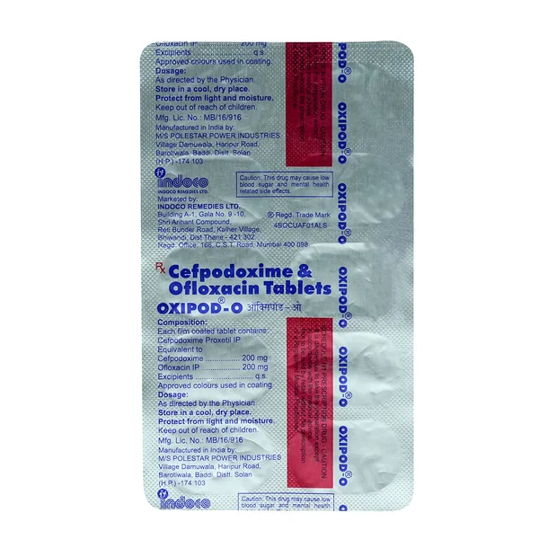 Oxipod-O Tablet 10's