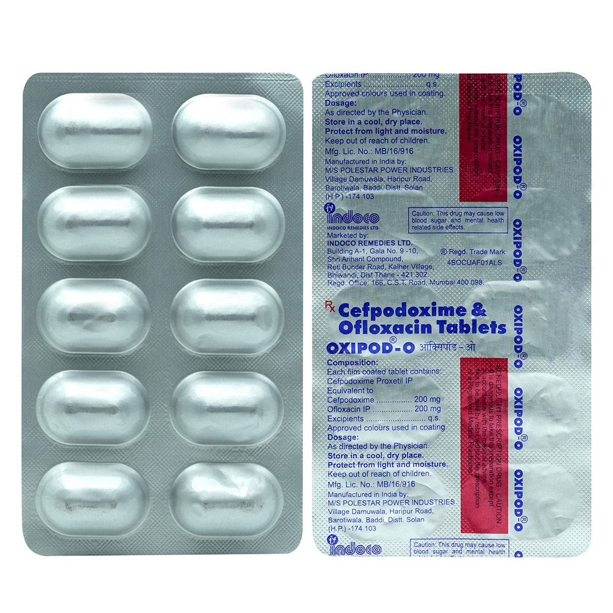 Oxipod-O Tablet 10's, Pack of 10 TabletS Oxipod-O Tablet 10's, Pack of 10 TabletS