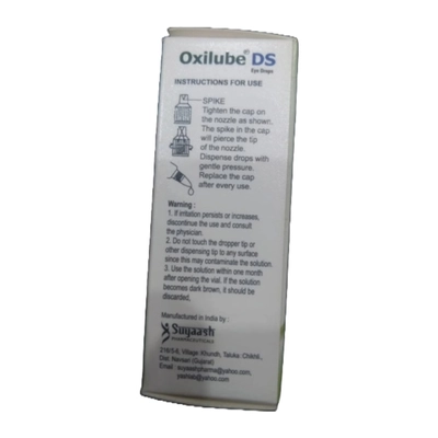 Oxilube DS Eye Drops 10 ml, Pack of 1 EYE DROPS