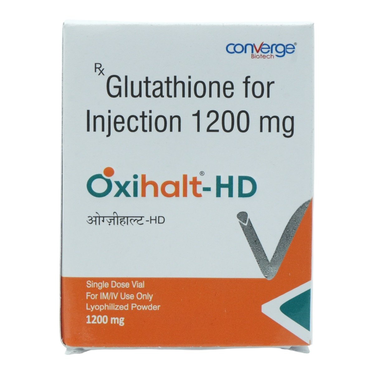 Oxihalt-HD 1200 mg Injection 1's , Pack of 1 INJECTION Oxihalt-HD 1200 mg Injection 1's , Pack of 1 INJECTION