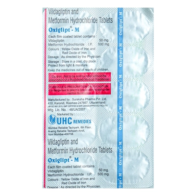 Oxiglipt-M Tablet 10's, Pack of 10 TabletS