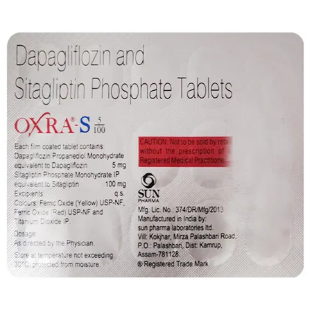 Oxra-S 5/100 Tablet 15's