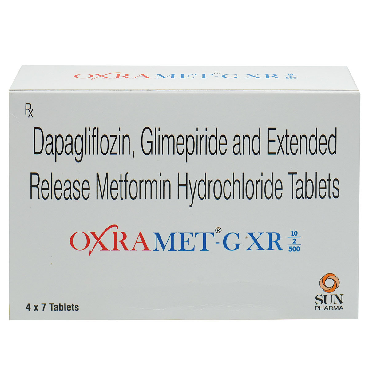 Oxramet-G XR 10/2/500 Tablet 7's, Pack of 7 TabletS Oxramet-G XR 10/2/500 Tablet 7's, Pack of 7 TabletS