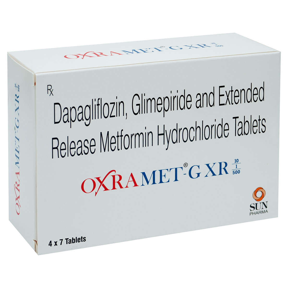 Oxramet-G XR 10/1/500 Tablet 7's, Pack of 7 TabletS Oxramet-G XR 10/1/500 Tablet 7's, Pack of 7 TabletS