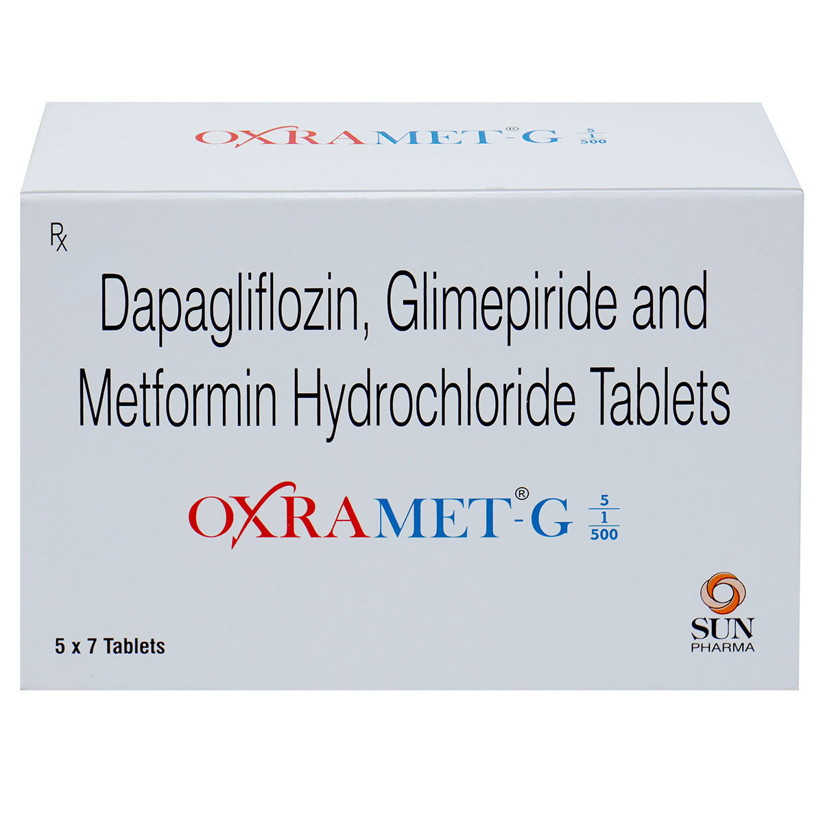 Oxramet-G 5/1/500 Tablet 7's, Pack of 7 Oxramet-G 5/1/500 Tablet 7's, Pack of 7