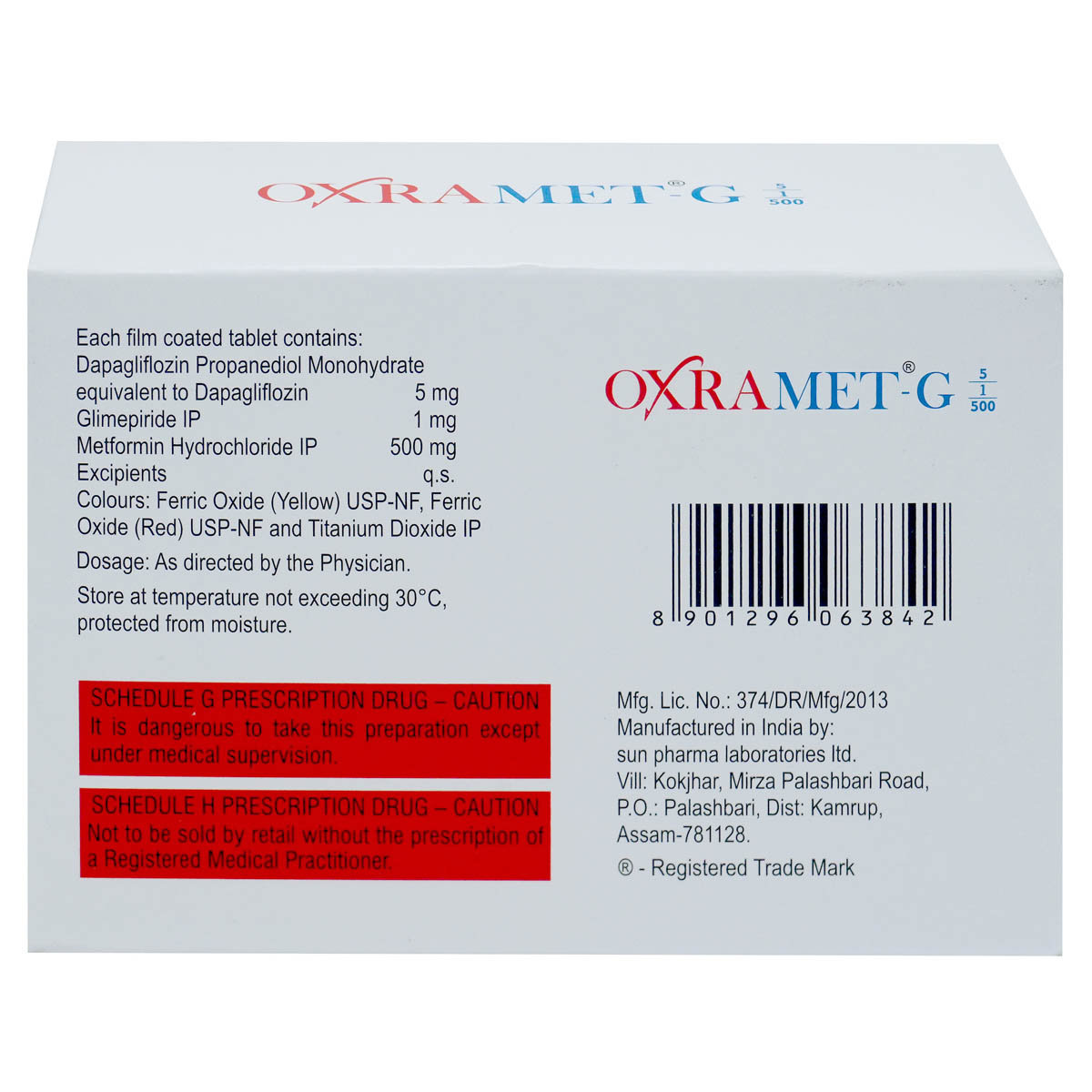 Oxramet-G 5/1/500 Tablet 7's, Pack of 7 Oxramet-G 5/1/500 Tablet 7's, Pack of 7