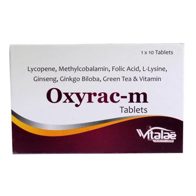 Oxyrac-M Tablet 10's, Pack of 10