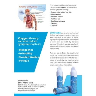 Oxy Breathe Oxygen System (Shree Vinayak), Pack of 1