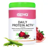 OZiva Daily Protein Activ Chocolate Flavour Powder for Women, 300 gm, Pack of 1