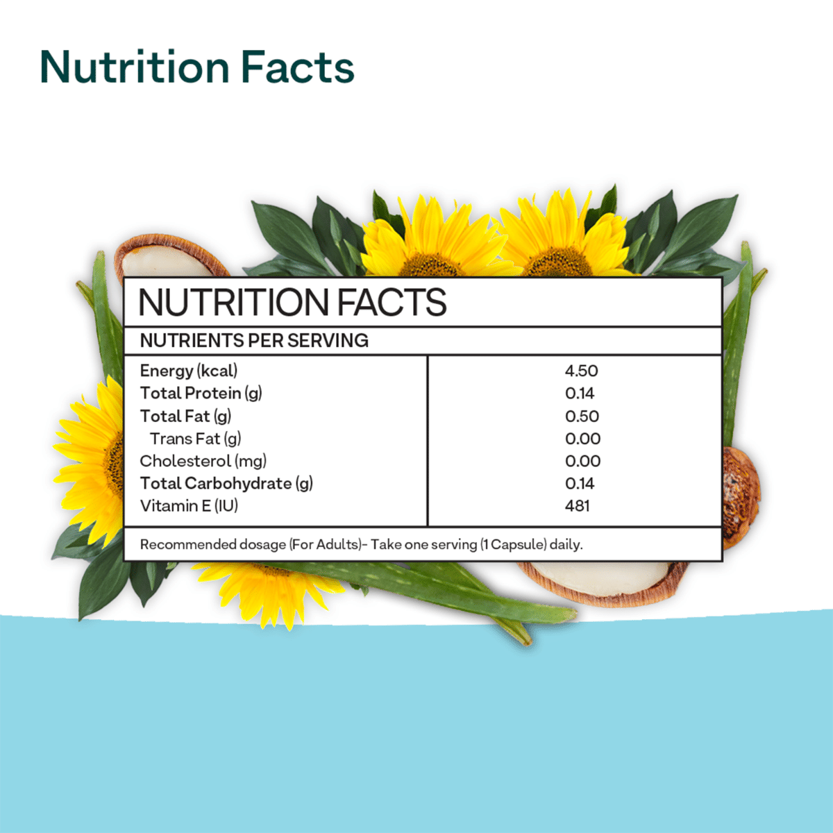 OZiva Plant Based Vitamin E, 30 Capsules, Pack of 1 OZiva Plant Based Vitamin E, 30 Capsules, Pack of 1