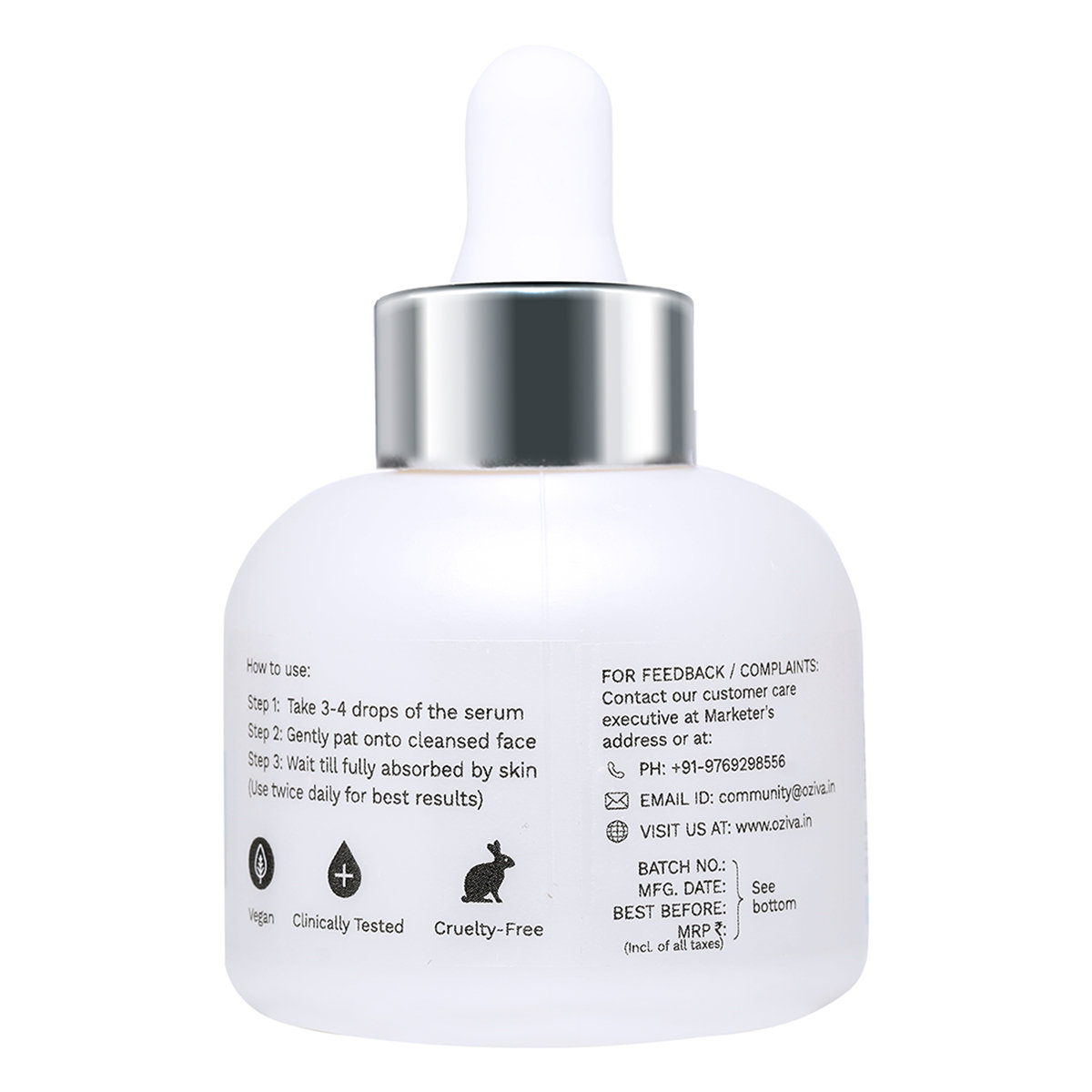 OZiva Phyto Cleanse Anti-Acne Face Serum 30 ml | Ceylon Cinnamon, Phyto Niacinamide, Tea Tree | Controls Acne | Reduces Blemish | For Men & Women | For Oily, Combination, Acne Prone Skin & All Skin Type, Pack of 1 OZiva Phyto Cleanse Anti-Acne Face Serum 30 ml | Ceylon Cinnamon, Phyto Niacinamide, Tea Tree | Controls Acne | Reduces Blemish | For Men & Women | For Oily, Combination, Acne Prone Skin & All Skin Type, Pack of 1