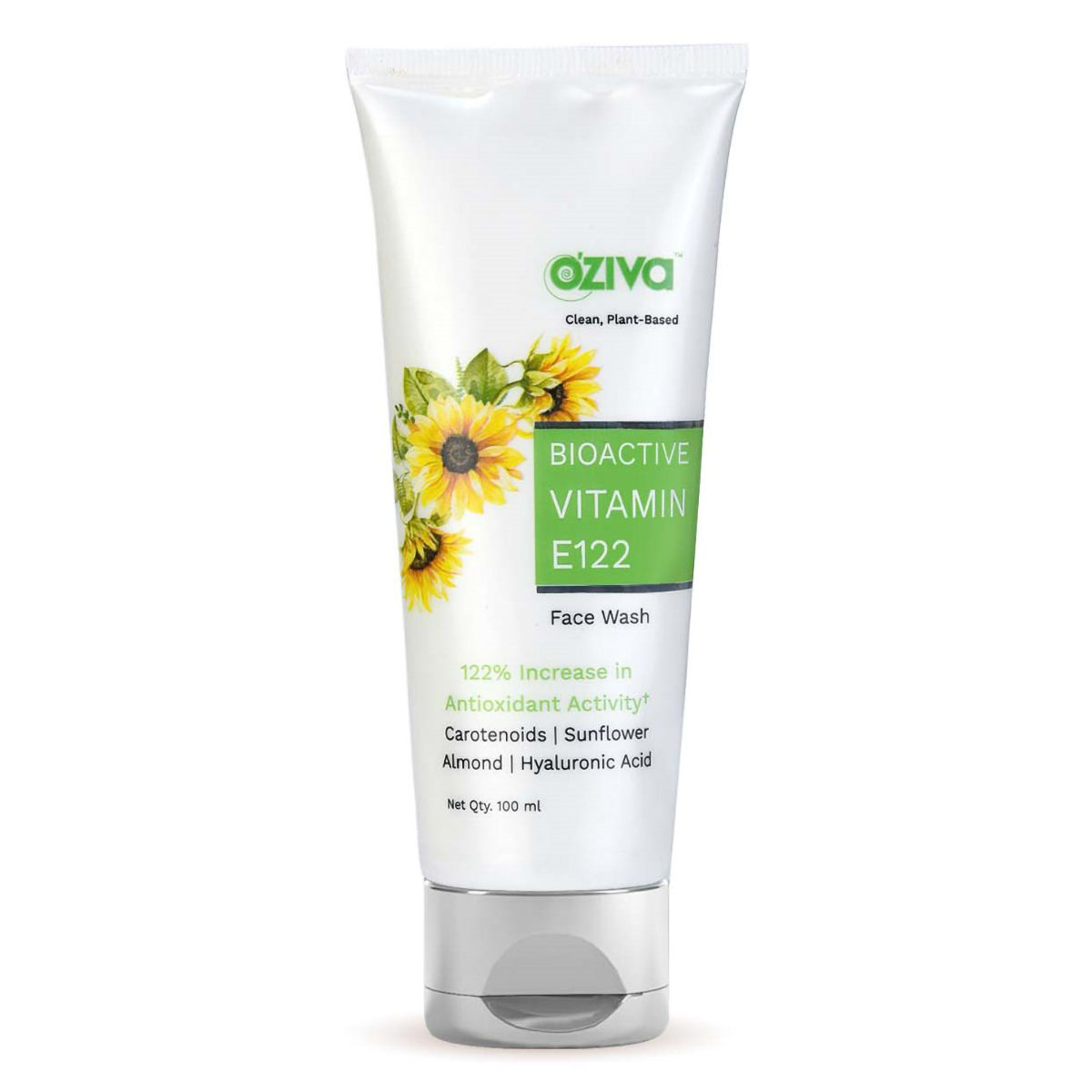Buy OZiva Bioactive Vitamin E122 Face Wash, 100 ml Online