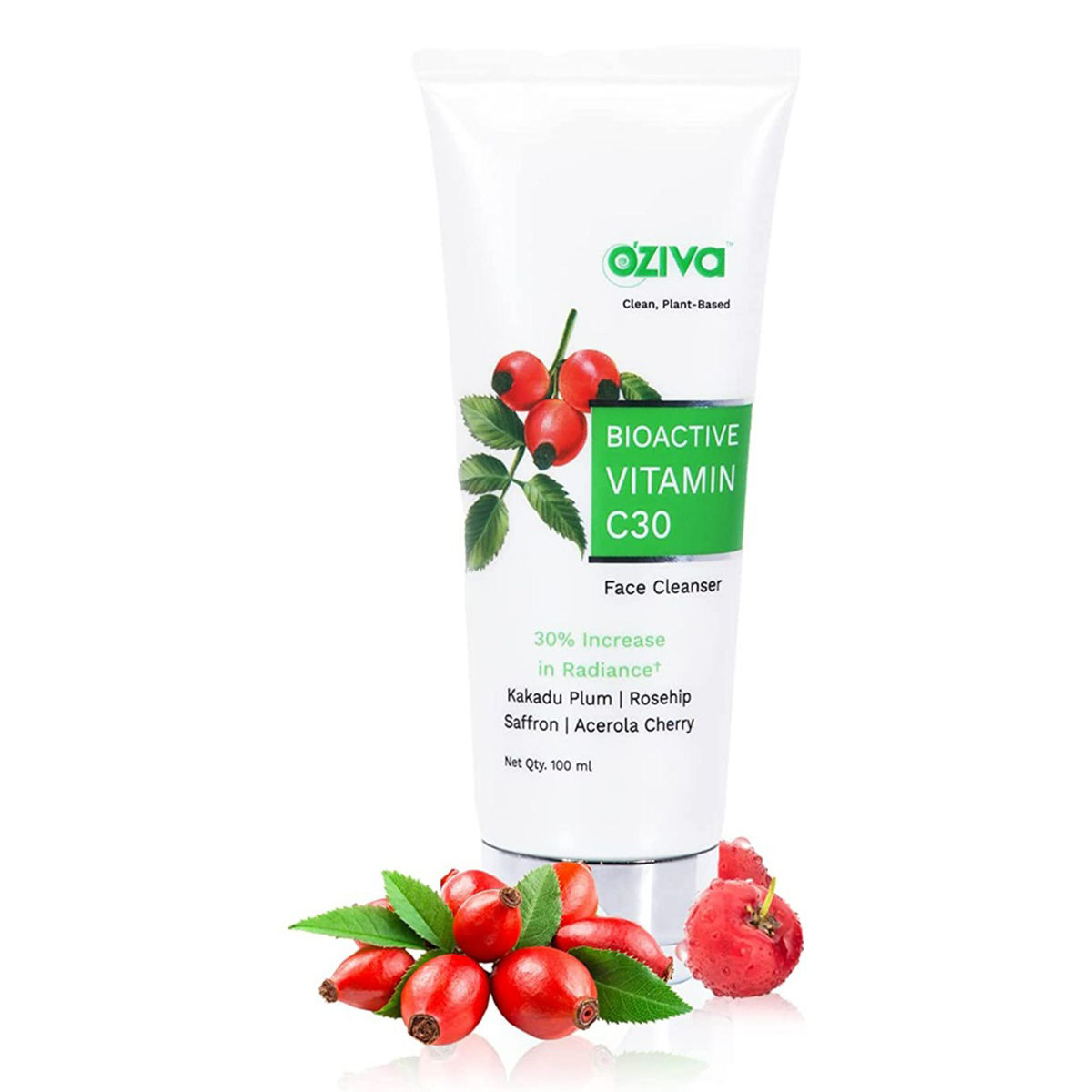 Buy Oziva Bioactive Vit C30 Face Cleanser 100Ml Online