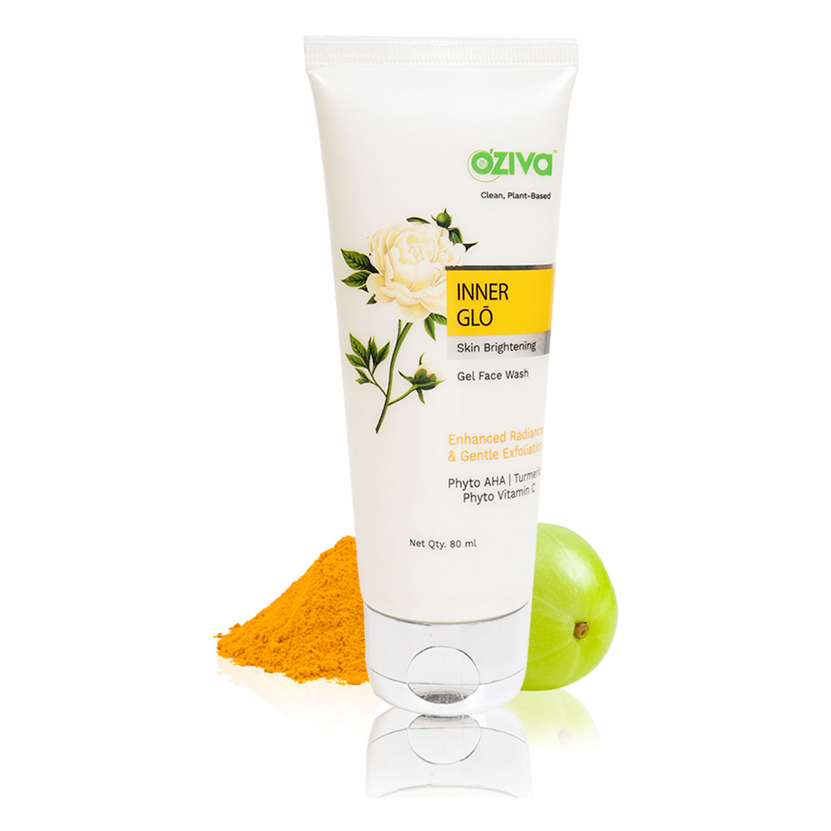 Buy OZiva Inner Glo Skin Brightening Gel Face Wash, 80 ml Online