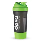 OZiva Shaker Green, 600 ml, Pack of 1
