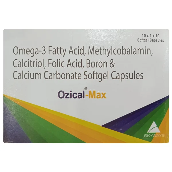 Ozical-Max Softgel Capsule 10's