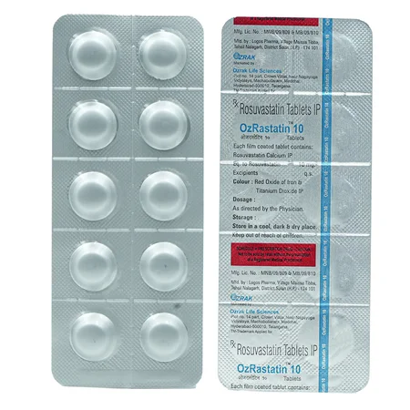 Ozrastatin 10 Tablet 10's