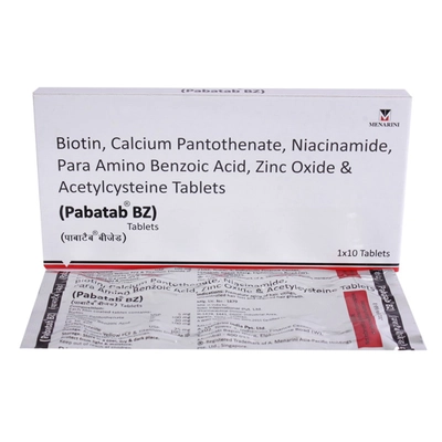 Pabatab BZ Tablet 10's, Pack of 10