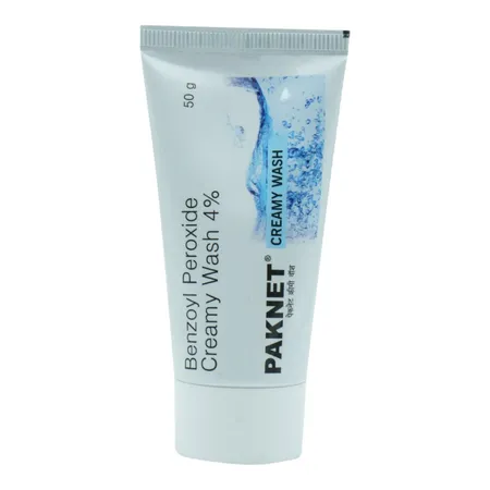 Paknet Creamy Wash 50 gm | Benzoyl Peroxide | For Acne