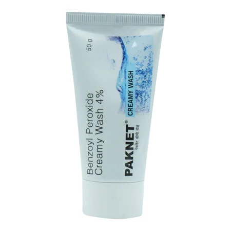 Paknet Creamy Wash 50 gm | Benzoyl Peroxide | For Acne