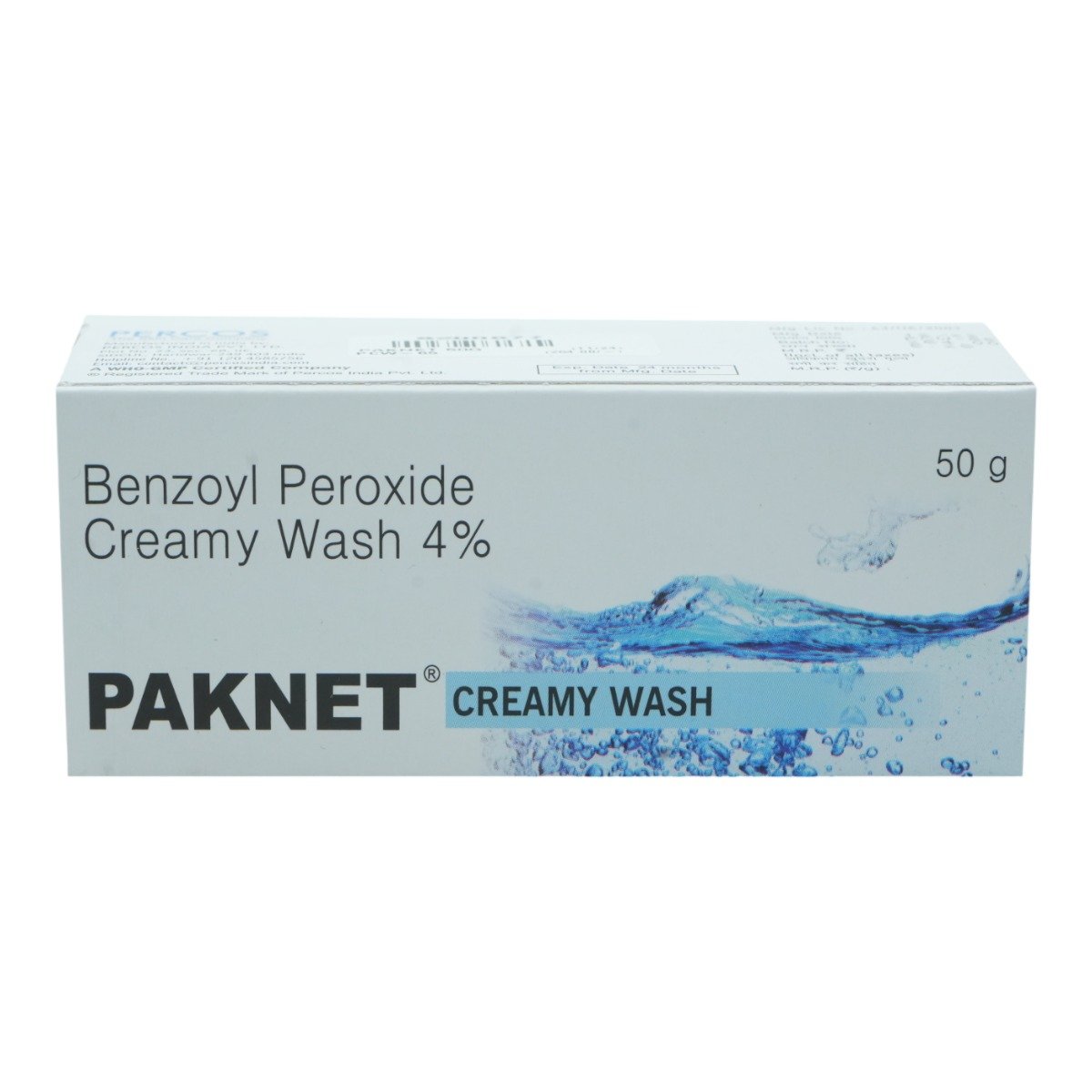 Paknet Creamy Wash 50 gm | Benzoyl Peroxide | For Acne, Pack of 1 CREAM Paknet Creamy Wash 50 gm | Benzoyl Peroxide | For Acne, Pack of 1 CREAM