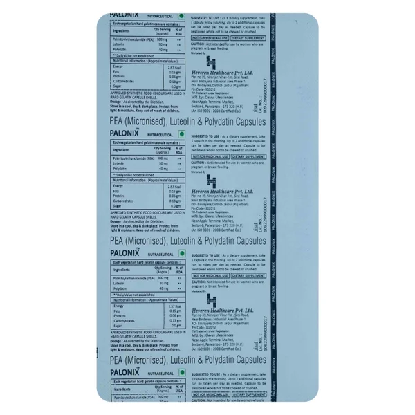 Palonix Capsule 10's