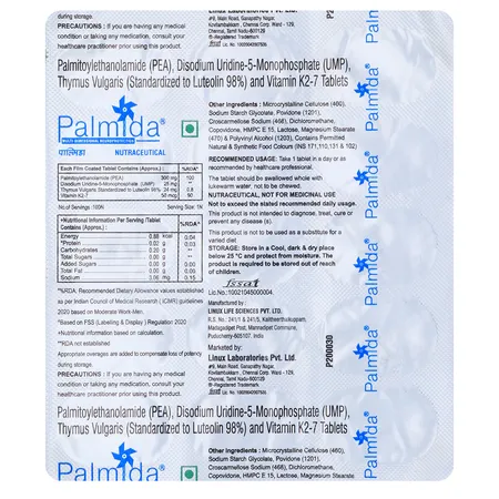 Palmida Tablet 15's