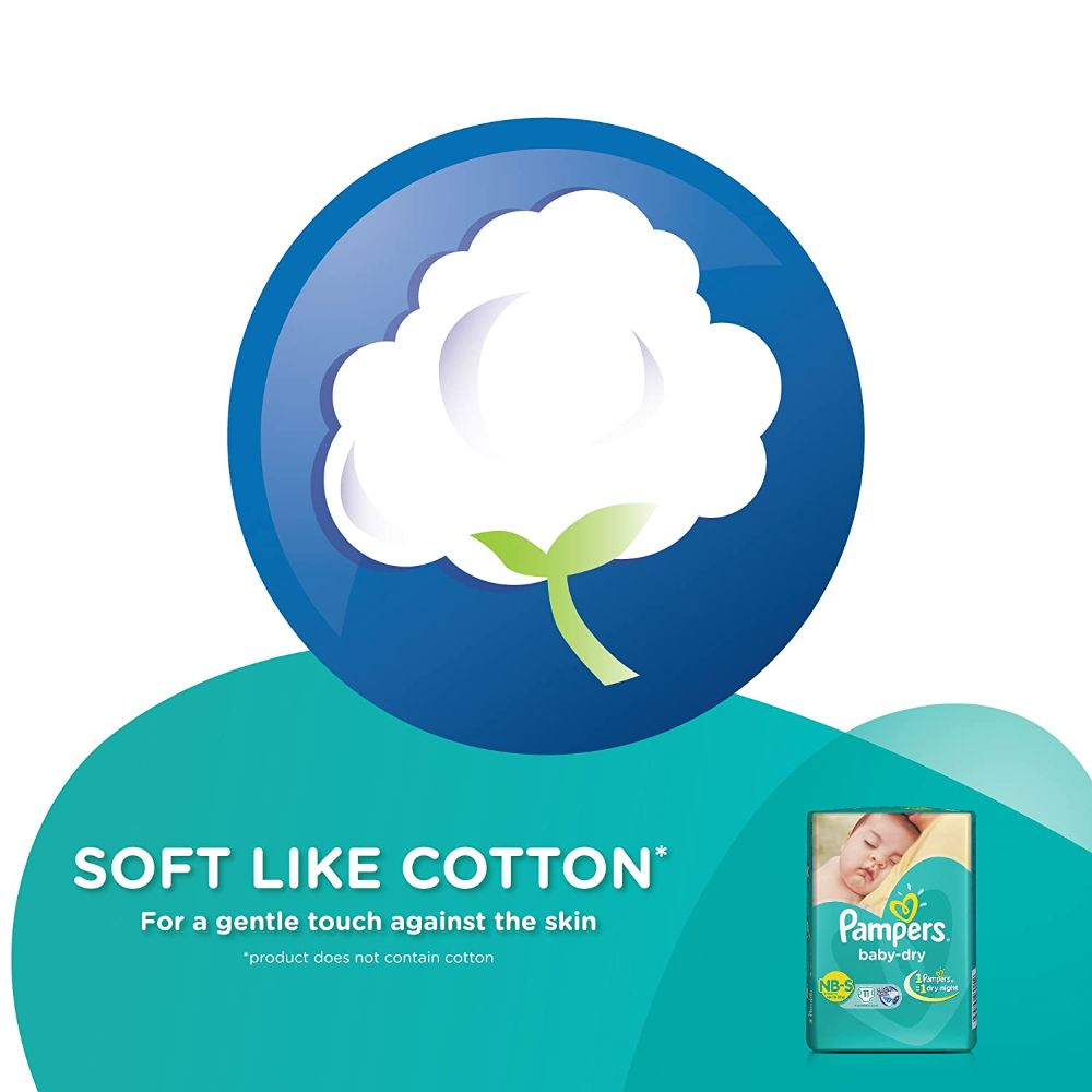 Pampers Baby Dry Diapers New Born-Small, 11 Count, Pack of 1 Pampers Baby Dry Diapers New Born-Small, 11 Count, Pack of 1
