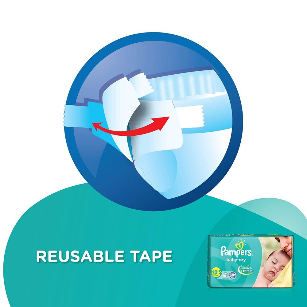 Pampers Baby Dry Diapers Large, 5 Count, Pack of 1 Pampers Baby Dry Diapers Large, 5 Count, Pack of 1