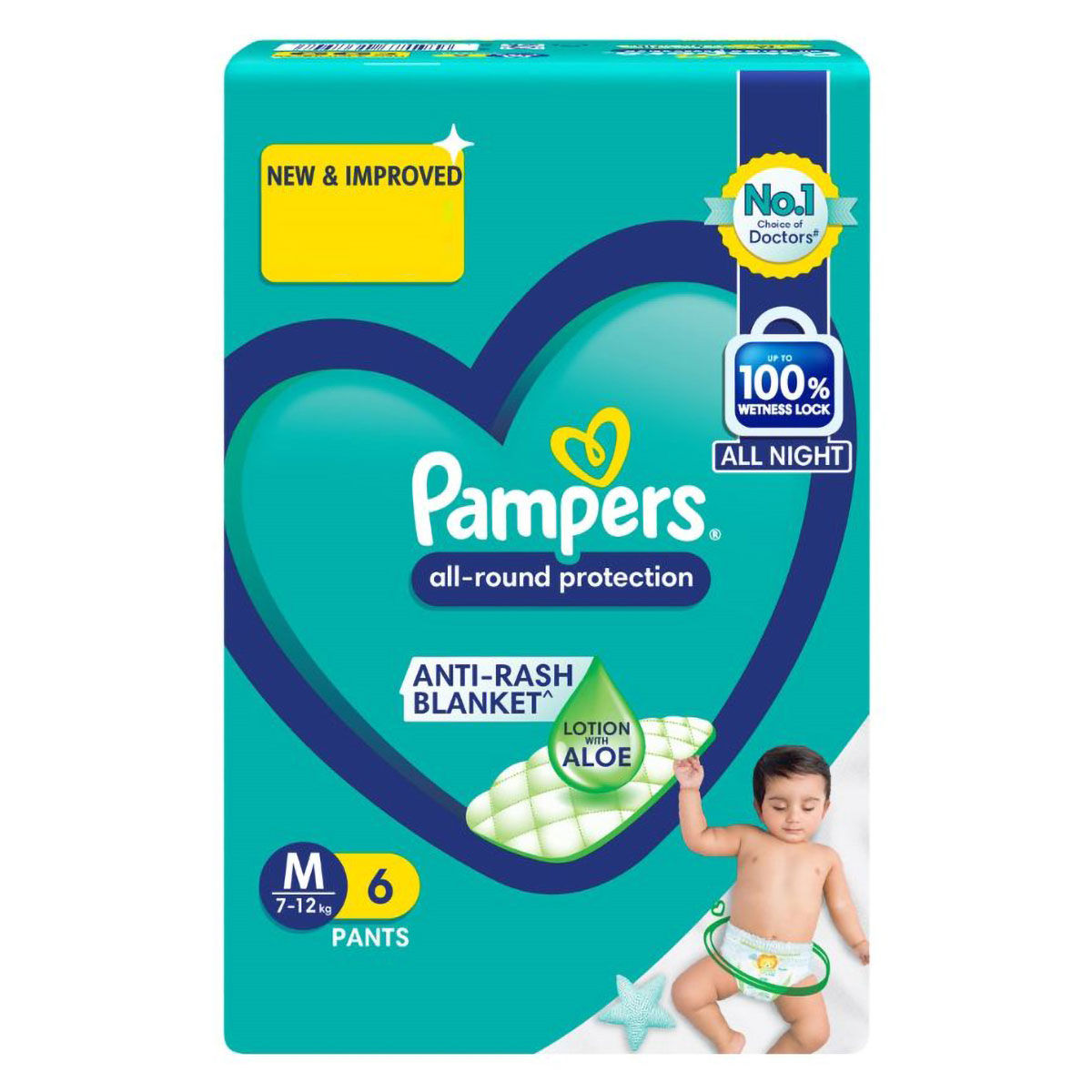 Buy Pampers Baby Dry Diaper Pants Medium - 34s Online | Southstar Drug
