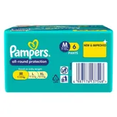 Pampers All-Round Protection Diaper Pants Medium, 6 Count, Pack of 1