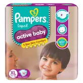 Pampers Active Baby Taped Diapers XL, 32 Count, Pack of 1