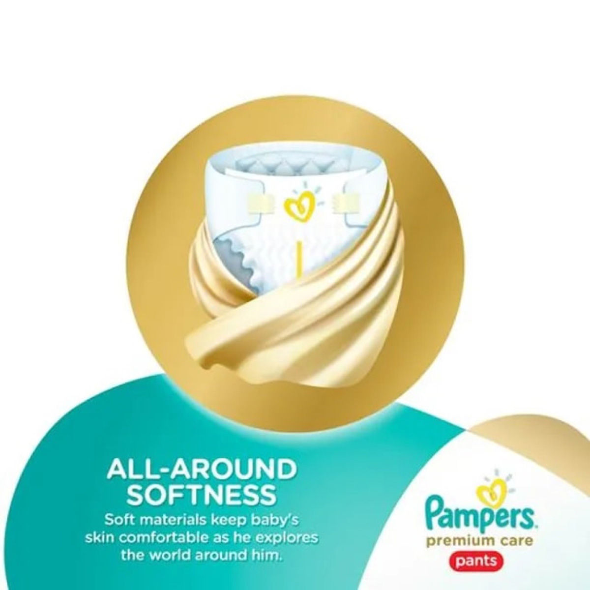 Pampers Premium Care Diaper Pants Medium, 9 Count, Pack of 1 