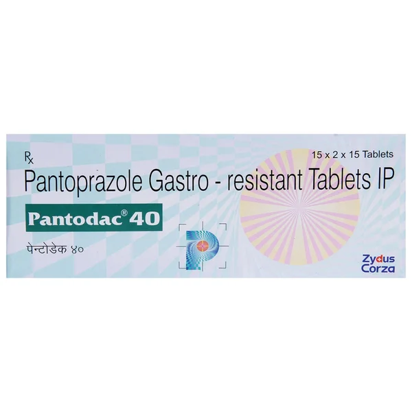 Pantodac 40 mg Tablet 15's, Pack of 15 TABLETS