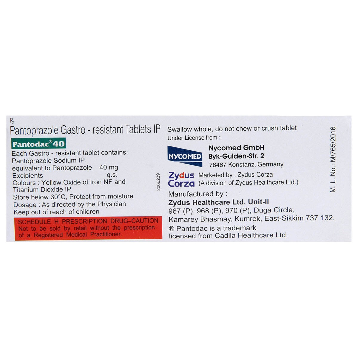 Pantodac 40 mg Tablet 15's, Pack of 15 TABLETS Pantodac 40 mg Tablet 15's, Pack of 15 TABLETS