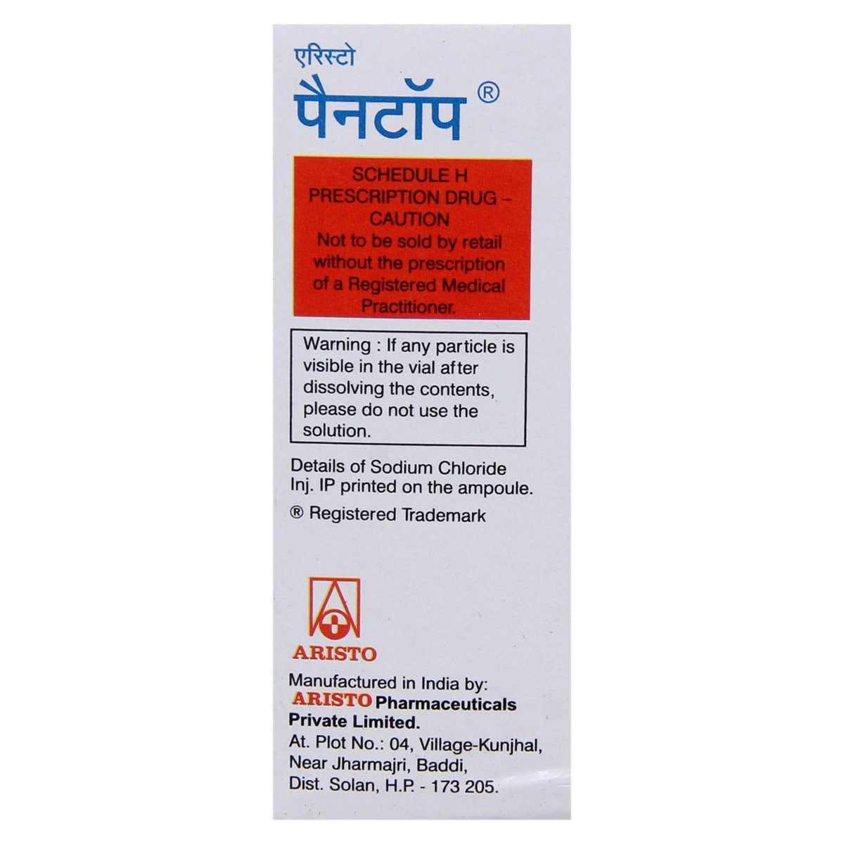 Pantop 40 mg Injection 1's, Pack of 1 INJECTION Pantop 40 mg Injection 1's, Pack of 1 INJECTION