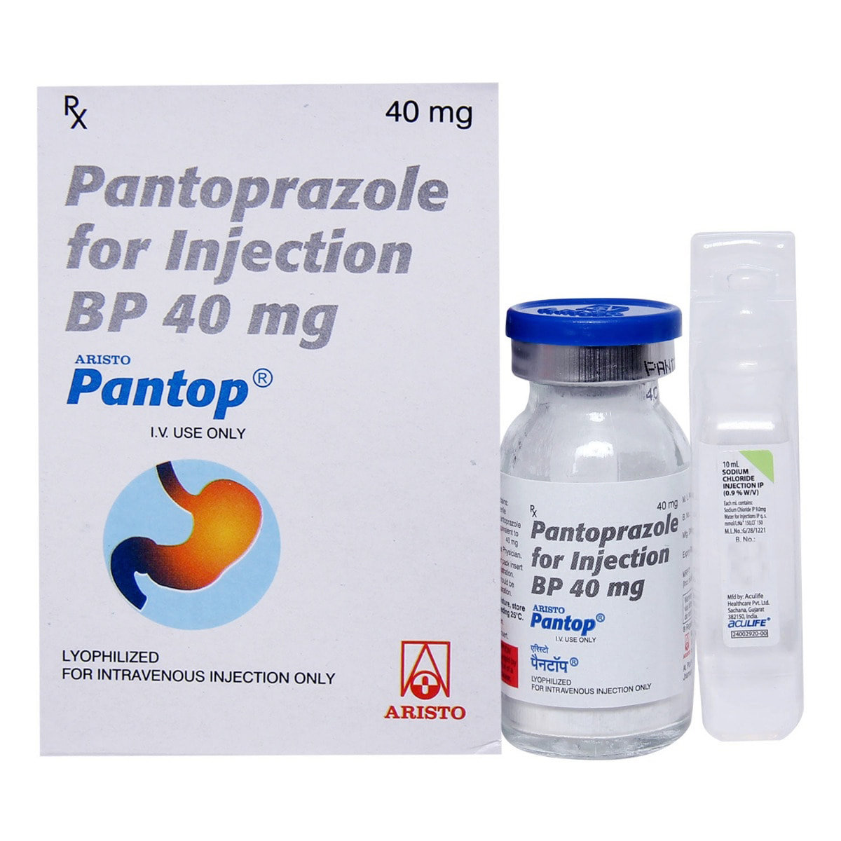 Pantop 40 mg Injection 1's, Pack of 1 INJECTION Pantop 40 mg Injection 1's, Pack of 1 INJECTION