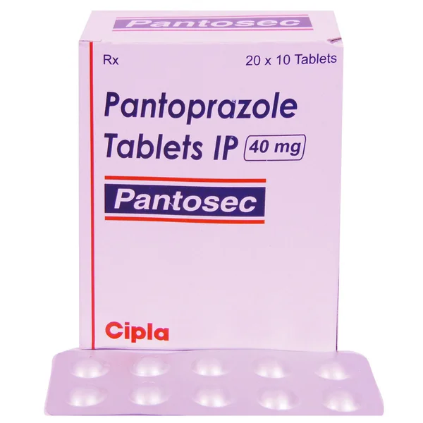 Pantosec 40 mg Tablet 10's, Pack of 10 TABLETS