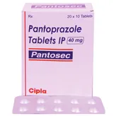 Pantosec Tablet 10's, Pack of 10 TABLETS