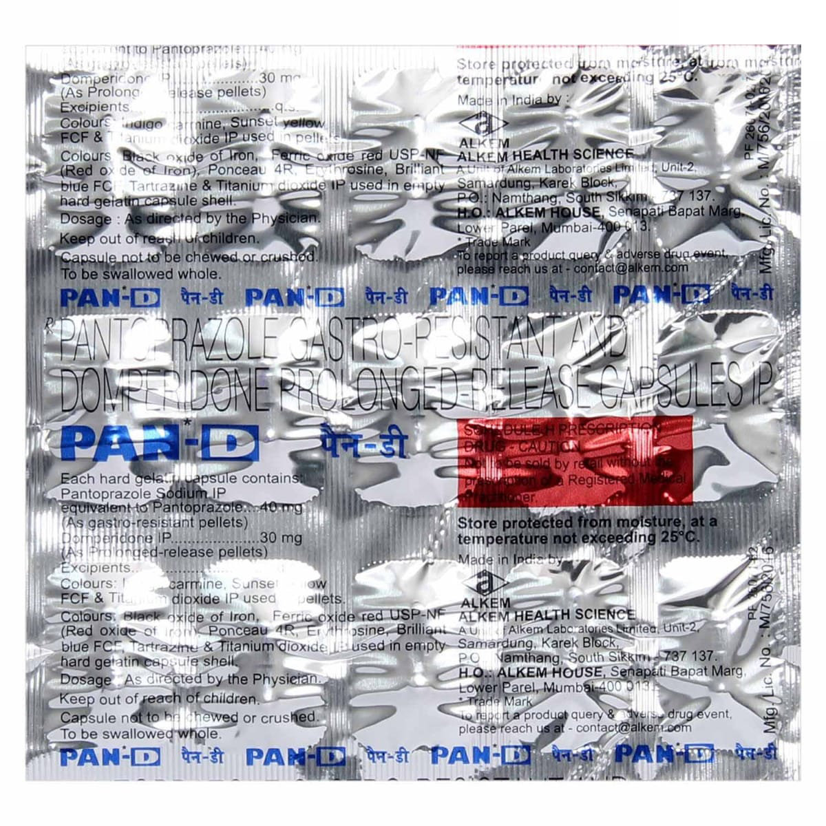 Pan-D Capsule 15's, Pack of 15 Pan-D Capsule 15's, Pack of 15