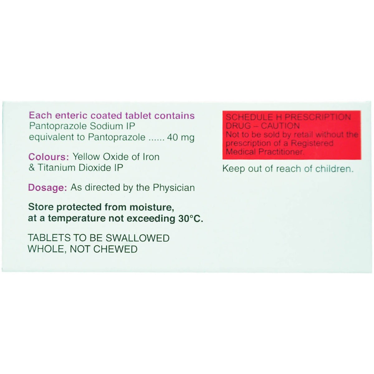 Pansec 40 mg Tablet 15's, Pack of 15 TABLETS Pansec 40 mg Tablet 15's, Pack of 15 TABLETS