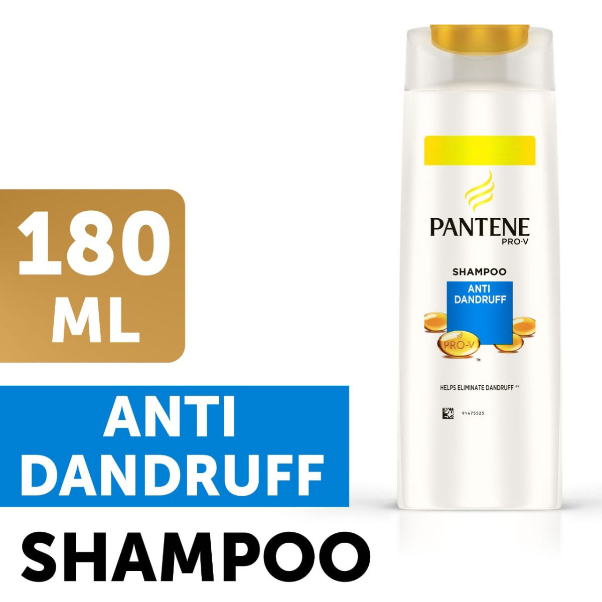 Pantene Pro-V Anti Dandruff Shampoo, 180 ml, Pack of 1 Pantene Pro-V Anti Dandruff Shampoo, 180 ml, Pack of 1