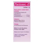 Pantosec-D Tablet 10's, Pack of 10 TABLETS