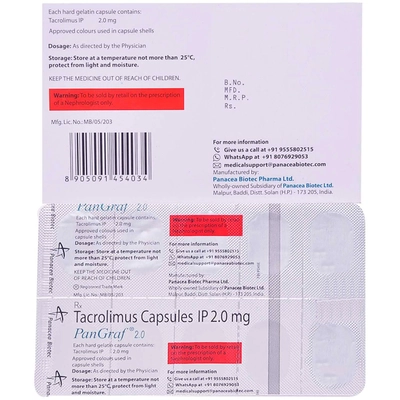 Pangraf 2 Capsule 10's, Pack of 10 CAPSULES