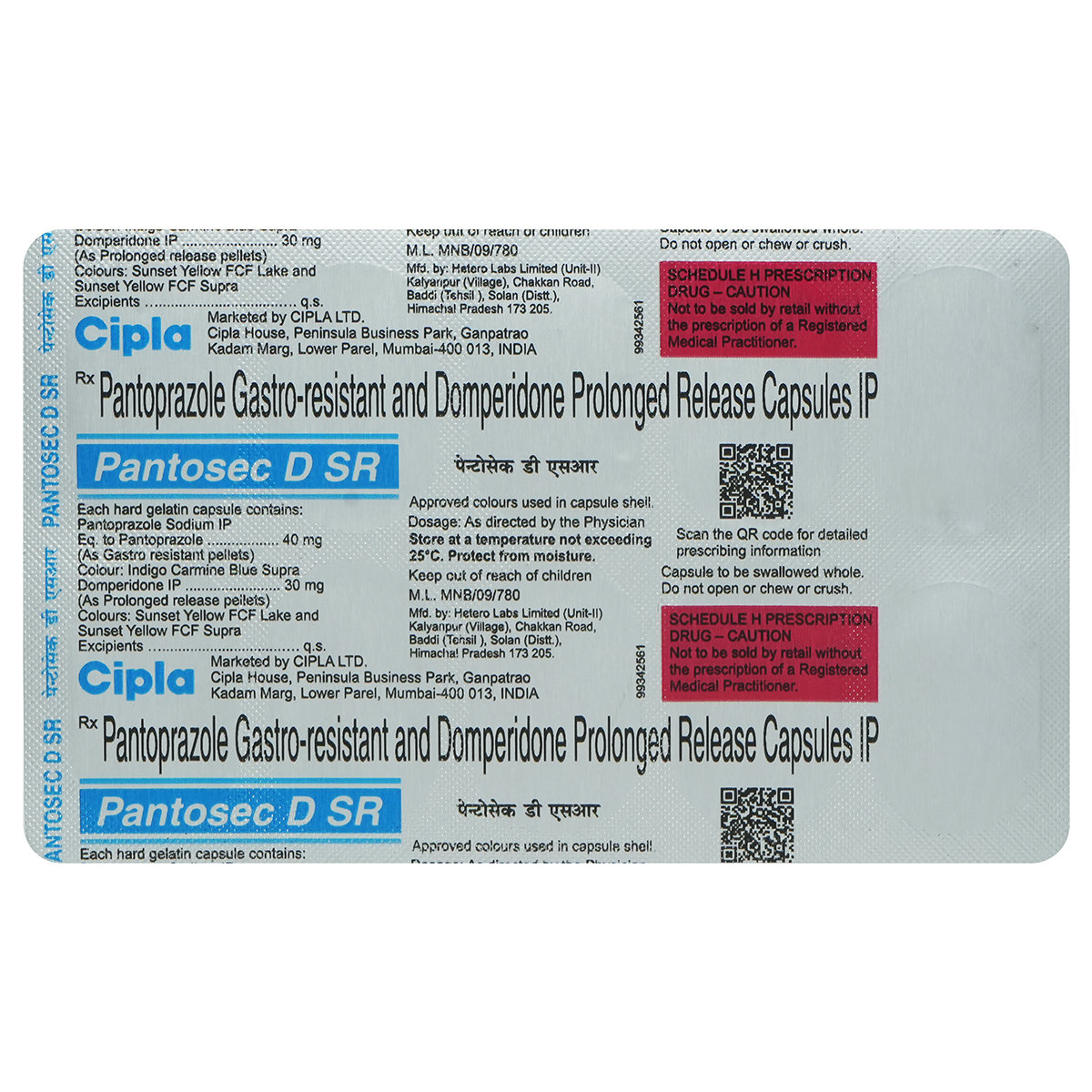 Pantosec DSR Capsule 10's, Pack of 10 Pantosec DSR Capsule 10's, Pack of 10