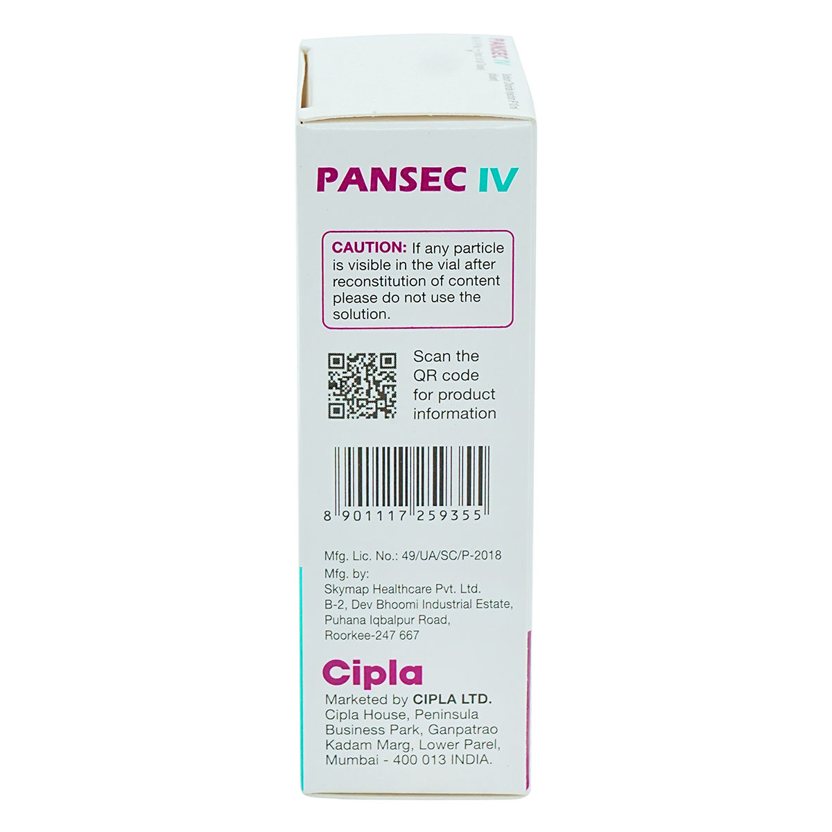 Pansec IV 40 mg Injection | Uses, Side Effects, Price | Apollo Pharmacy