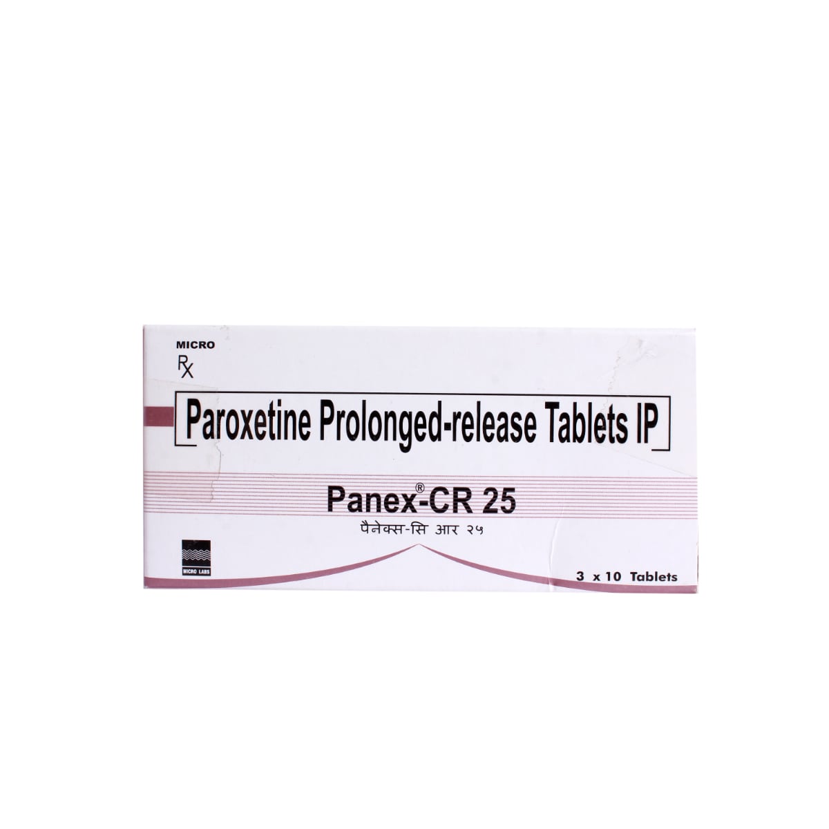 Buy Panex Cr 25mg Tablet 10's Online